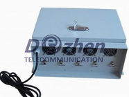 No Cooling Fan 75W Portable Cell Phone Jammer , 3G Mobile Phone Jamming Device
