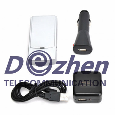 Mini Portable Cell phone &amp; GPS Jammer + Silvery(GSM,CDMA,DCS,GPS)