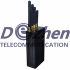 4 Band 4W Portable GPS 2G 3G Cell Phone Signal Jammer