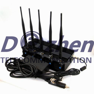 5 High Power Antenna Phone Jammer &amp; GPS Jammer