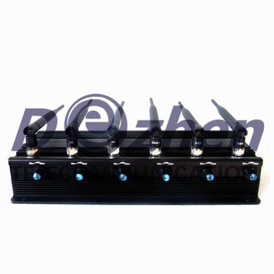 Adjustable 3G/4G Cell Phone Signal Jammer , Gps Jammer Blocker Multi - Purpose