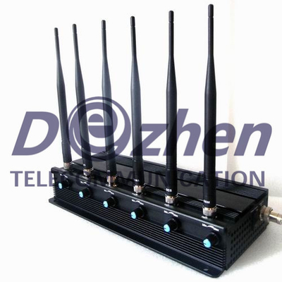 Adjustable 3G/4G Cell Phone Signal Jammer , Gps Jammer Blocker Multi - Purpose