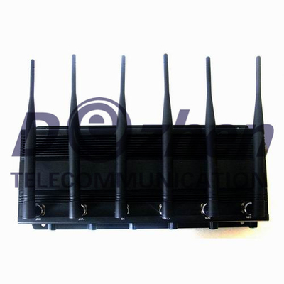 Adjustable 3G/4G Cell Phone Signal Jammer , Gps Jammer Blocker Multi - Purpose