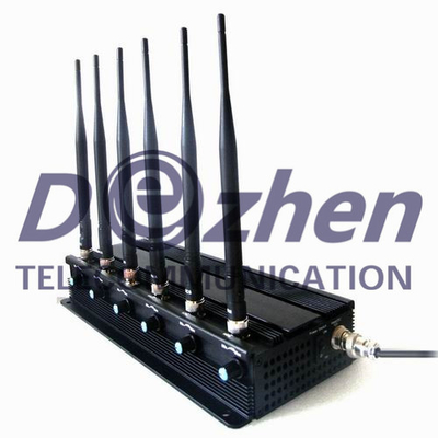 Adjustable 3G/4G Cell Phone Signal Jammer , Gps Jammer Blocker Multi - Purpose