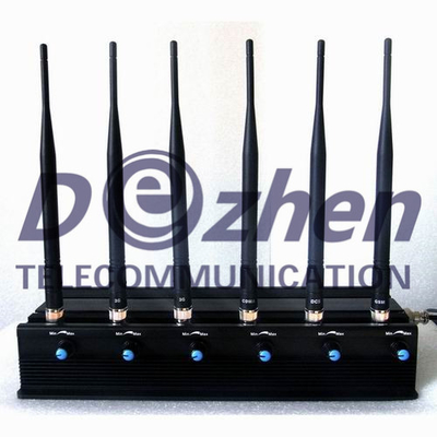 Adjustable 3G/4G Cell Phone Signal Jammer , Gps Jammer Blocker Multi - Purpose