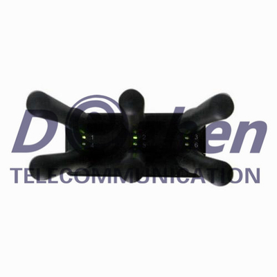Handheld Cell Phone Gps Jammer 5 Watt Bluetooth WiFi GPS 3G 4G LTE 6 Antenna