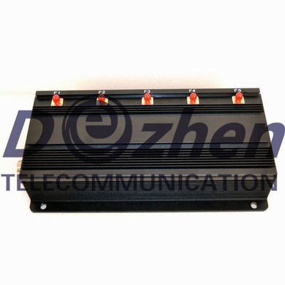 Adjustable Buttons GPS Signal Jammer GPS L1 L2 L3 L4 L5 7W Powerful With AC Adapter