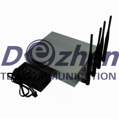 4 Antenna Cell Phone Signal Blocker with Remote Control