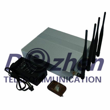 Mobile Phone Jammer - 10m to 40m Shielding Radius - with Remote Controller