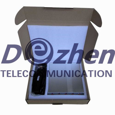 3G 4G LTE Cell Phone Radio Frequency Jammer High Power AC 110-220V 5-55Hz