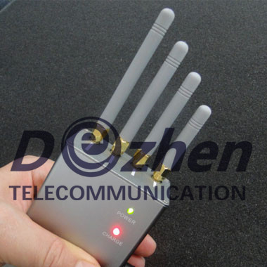 High Power Handheld Portable Cellphone+GPS+Wi-Fi Jammer-Omnidirectional Antennas