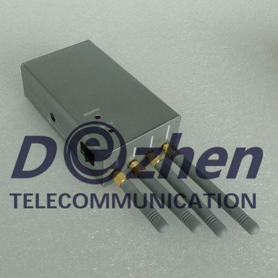 High Power Handheld Portable Cellphone+GPS+Wi-Fi Jammer-Omnidirectional Antennas