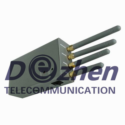 High Power Handheld Portable Cellphone+GPS+Wi-Fi Jammer-Omnidirectional Antennas