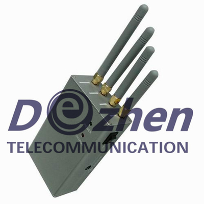 High Power Handheld Portable Cellphone+GPS+Wi-Fi Jammer-Omnidirectional Antennas