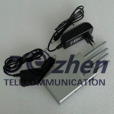 High Power Handheld Portable Cellphone+GPS+Wi-Fi Jammer-Omnidirectional Antennas