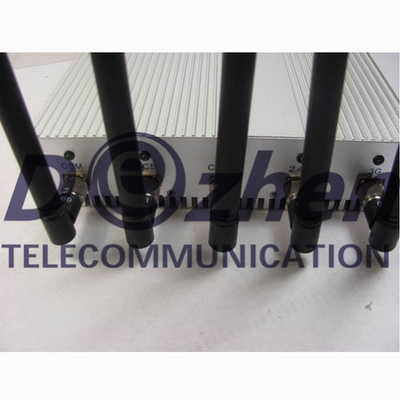 5 Band Cellphone WIFI signal Jammer with Remote Control+Omnidirectional Antennas