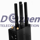 Selectable Handheld Cell Phone Signal Jammer , 3G 4G Wifi Jamming Device 4.8 W