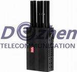 Selectable Handheld Cell Phone Signal Jammer , 3G 4G Wifi Jamming Device 4.8 W