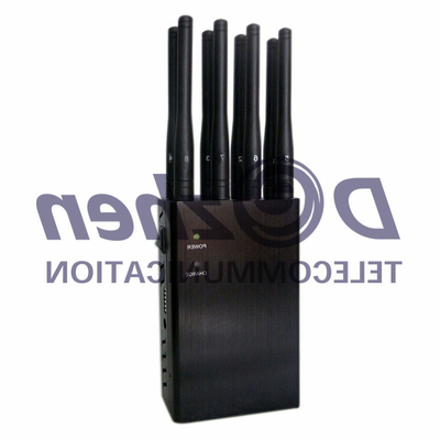 8 Antenna Handheld Jammers WiFi and 3G 4GLTE 4GWimax Phone Signal Jammer