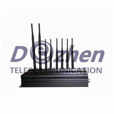 PC Controlled 8 Antenna 3G 4G Cellphone Signal Jammer &amp; WiFi Jammer