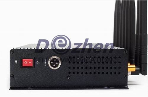 8 Powerful Antenna 3G/4G WiFi High Power Cellphone Jammer with Portable Aluminum Box