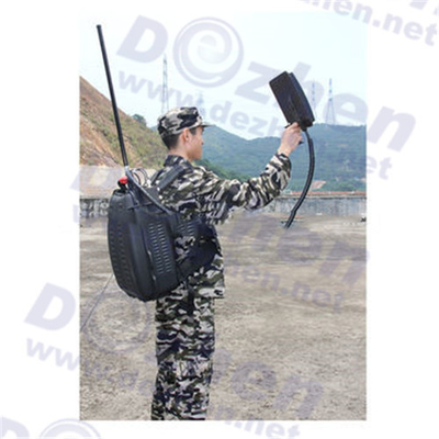 Drones Signal jammer Man Pack UAV Max 102W, 5 Bands, 4 Bands 1-2 Hours Built-in Battery drone jammer
