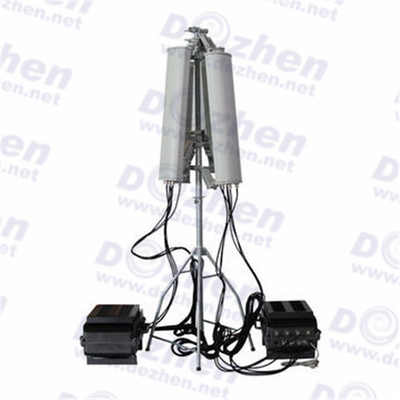 Ethernet Remote Control 320W High Power Signal Jammer , Ethernet Remote Control Waterproof for Outdoor