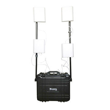 Signal WiFi /GPS/ VHF UHF/ 4G Jammer , High-output Power 95W Up to 150m Mobile Phone Jammer