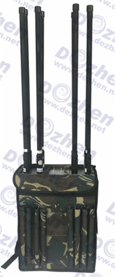 40W Long Distance Mobile Signal Jammer Device Blocking GPS WiFi RF Signal With Backpack