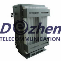 High Power Cell Phone Jammer Outdoor GPS 4G 300 Meters Jamming Distance Six Bands