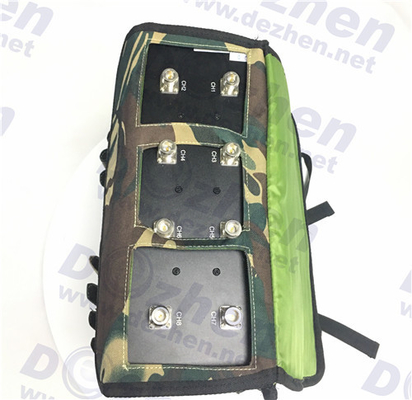 Military Units 50-150M 6 Bands Backpack Signal Jammer