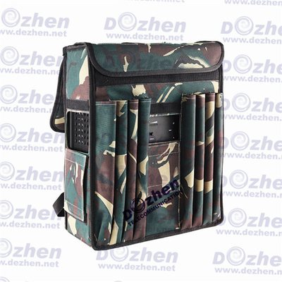 Cell Phone Signal Backpack Jammer Manually Switch Control For Police 50-150 Meters