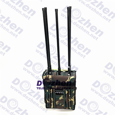 200M High Power VIP Protection Security GPS WIFI Cell Phone Signal Backpack Jammer