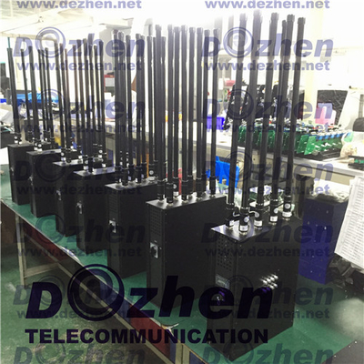 200M High Power VIP Protection Security GPS WIFI Cell Phone Signal Backpack Jammer