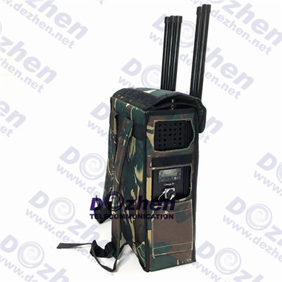 High Power GPS WIFI Cell Phone Signal Jammer VIP Protection Security Backpack Jammer