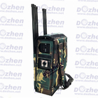 Handheld 8 Bands Military 200M Backpack Signal Jammer signal jamming device