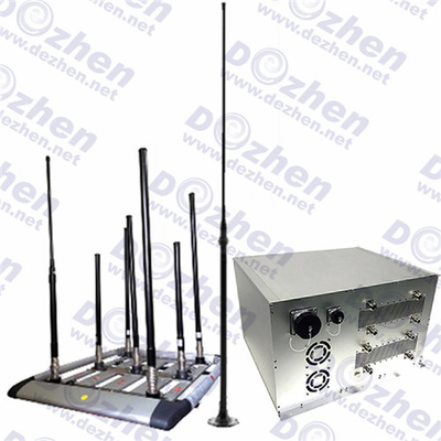 Military Full Band 820 Watt 1000m UHF VHF Jammer wifi signal jammer