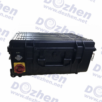 Military Vehicle High Power Cell Phone Bomb Signal Jammer - Portable DDS Jammer power cell phone