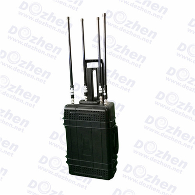GSM UMTS Wifi Gps Lojack Anti Uav Military Drone Jammer drone signal scrambler