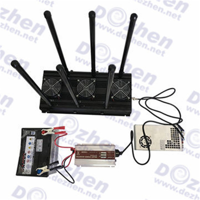 UAV 157W Drone Signal Jammer 400~1000m Omni Directional Antennas