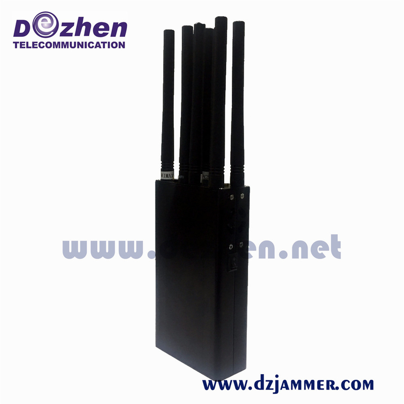 8 Antenna Handheld Jammers WiFi GPS L1 L2 L5 and 2G 3G 4G All Phone Signal Jammer