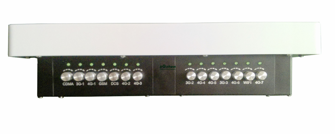 power adjustable  wireless signal jammer device,frequency can be customised,3-4watt per band,with 2 fans