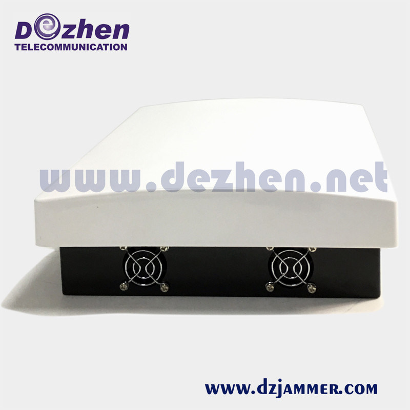 14 bands Built-in Aerial Adjustable All Cell Phone GSM CDMA 3G 4G WIFI GPS VHF,UHF and Lojack Jammer