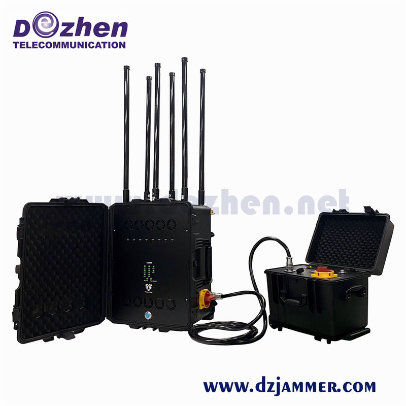 GPS WiFi Blocker Mobile Phone Jamming Device Pelican Case RF Bomb cell phone gps 	signal jamming device