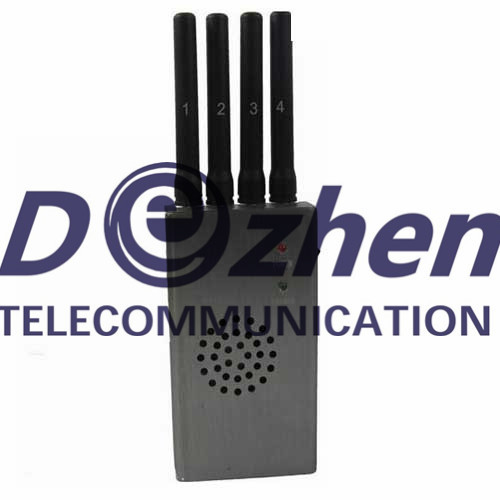 Portable High Power Wi-Fi &amp; Cell Phone Jammer with Fan (CDMA GSM DCS PCS 3G)