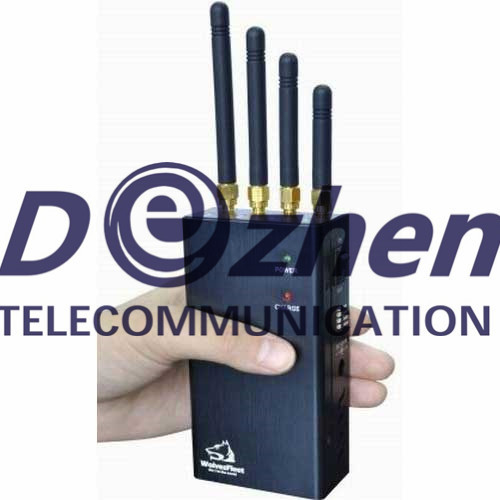 Cellular Cellphone Handheld Signal Jammer 1800mA/h Battery With Selectable Button