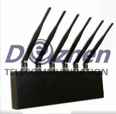 6 Antenna WI-Fi &amp; GPS &amp;Cell phone Jammer for World Wide Usage