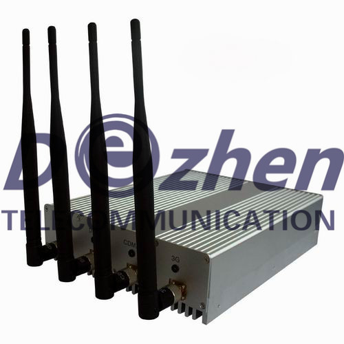 4 Antenna Cell Phone Signal Blocker with Remote Control