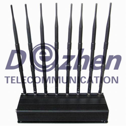 Multi Functional Portable Cell Phone Jammer , GPS WiFi Mobile Phone Jamming Device 3G 4G