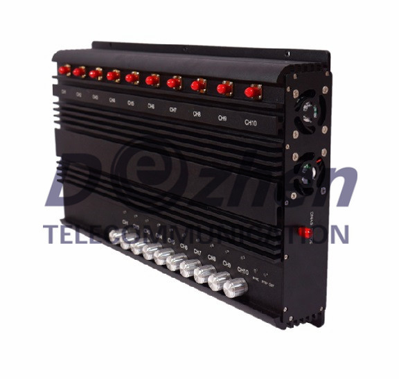 10 bands Adjustable All GSM CDMA 3G 4G Mobile Phone & WIFI GPS Lojack Signal Jammer